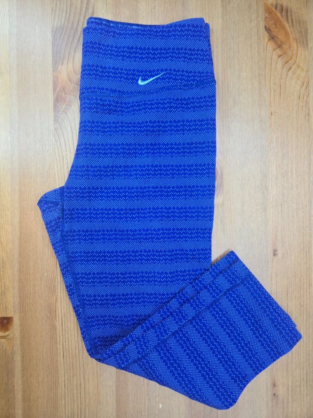 Nike Dri-Fit Womens Blue Athletic Leggings Size Small